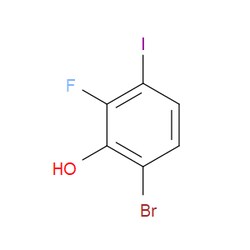 Aobchem&nbsp;6-Bromo-2-fluoro-3-iodophenol | ≥97% | CAS 1449008-11-0 | C6H3BrFIO | 1g