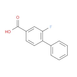 Aobchem&nbsp;2-Fluoro-[1 1 -biphenyl]-4-carboxylic acid | ≥97% | CAS 137045-30-8 | C13H9FO2 | 500mg