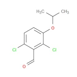 Aobchem&nbsp;2 6-Dichloro-3-(1-methylethoxy)benzaldehyde | ≥97% | CAS 1642115-01-2 | C10H10Cl2O2 | 250mg