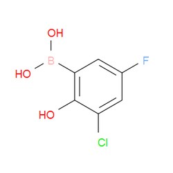 Aobchem&nbsp;3-Chloro-5-fluoro-2-hydroxyphenylboronic acid | ≥97% | CAS 2121515-30-6 | C6H5BClFO3 | 1g