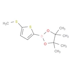 Aobchem&nbsp;5-(Methothio)thiophene-2-boronic acid pinacol ester | ≥95% | CAS 1172999-13-1 | C11H17BO2S2 | 1g