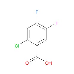 Aobchem&nbsp;2-Chloro-4-fluoro-5-iodobenzoic acid | ≥97% | CAS 264927-52-8 | C7H3ClFIO2 | 5g
