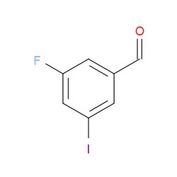 Aobchem&nbsp;3-Fluoro-5-iodobenzaldehyde | ≥95% | CAS 914636-93-4 | C7H4FIO | 250mg