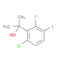 Aobchem&nbsp;2-(6-Chloro-2-fluoro-3-iodophenyl)propan-2-ol | ≥95% | CAS 2635937-55-0 | C9H9ClFIO | 1g