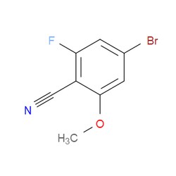 Aobchem&nbsp;4-Bromo-2-fluoro-6-methoxybenzonitrile | ≥97% | CAS 457051-15-9 | C8H5BrFNO | 500mg
