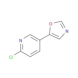 Aobchem&nbsp;2-Chloro-5-(1 3-oxazol-5-yl)pyridine | ≥95% | CAS 860648-90-4 | C8H5ClN2O | 500mg