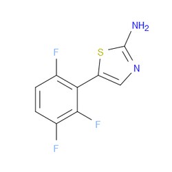 Aobchem&nbsp;5-(2 3 6-Trifluorophenyl)thiazol-2-amine | ≥95% | CAS 2734776-80-6 | C9H5F3N2S | 250mg