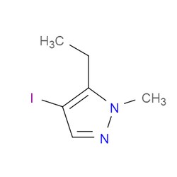 Aobchem&nbsp;5-Ethyl-4-iodo-1-methyl-1H-pyrazole | ≥97% | CAS 1354705-15-9 | C6H9IN2 | 500mg