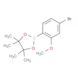 Aobchem&nbsp;2-(4-Bromo-2-methoxyphenyl)-4 4 5 5-tetramethyl-1 3 2-dioxaborolane | ≥97% | CAS 2180971-01-9 | C13H18BBrO3 | 500mg