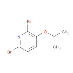 Aobchem&nbsp;2 6-Dibromo-3-isopropoxypyridine | ≥97% | CAS 2734774-11-7 | C8H9Br2NO | 500mg