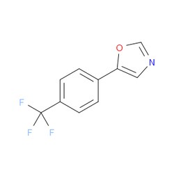 Aobchem&nbsp;5-(4-(Trifluoromethyl)phenyl)oxazole | ≥97% | CAS 87150-14-9 | C10H6F3NO | 500mg