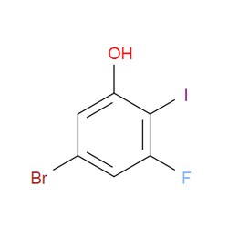 Aobchem&nbsp;5-Bromo-3-fluoro-2-iodophenol | ≥97% | CAS 1805500-75-7 | C6H3BrFIO | 1g