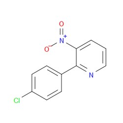 Aobchem&nbsp;2-(4-Chlorophenyl)-3-nitropyridine | ≥97% | CAS 886361-74-6 | C11H7ClN2O2 | 250mg