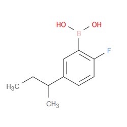 Aobchem&nbsp;(5-(Sec-butyl)-2-fluorophenyl)boronic acid | ≥95% | CAS 2225151-83-5 | C10H14BFO2 | 250mg