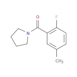 Aobchem&nbsp;(2-Fluoro-5-methylphenyl)(pyrrolidin-1-yl)methanone | ≥97% | CAS 1248696-80-1 | C12H14FNO | 500mg