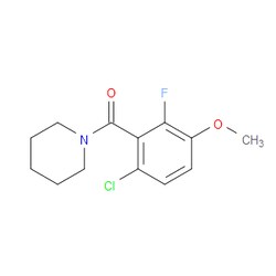 Aobchem&nbsp;(6-Chloro-2-fluoro-3-methoxyphenyl)(piperidin-1-yl)methanone | ≥97% | CAS 2734775-48-3 | C13H15ClFNO2 | 500mg