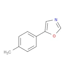 Aobchem&nbsp;5-(4-Methylphenyl)-1 3-oxazole | ≥95% | CAS 143659-19-2 | C10H9NO | 250mg
