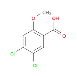 Aobchem&nbsp;4 5-Dichloro-2-methoxybenzoic acid | ≥95% | CAS 201150-65-4 | C8H6Cl2O3 | 1g