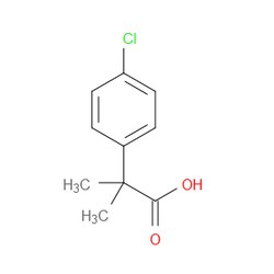 Aobchem&nbsp;2-(4-Chlorophenyl)-2-methylpropanoic acid | ≥97% | CAS 6258-30-6 | C10H11ClO2 | 5g