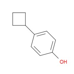 Aobchem&nbsp;4-Cyclobutylphenol | ≥95% | CAS 10292-59-8 | C10H12O | 250mg