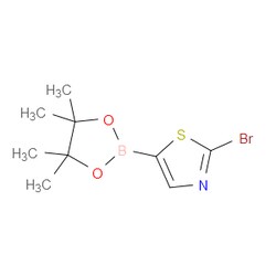 Aobchem&nbsp;2-Bromothiazole-5-boronic acid pinacol ester | ≥97% | CAS 1402166-32-8 | C9H13BBrNO2S | 1g