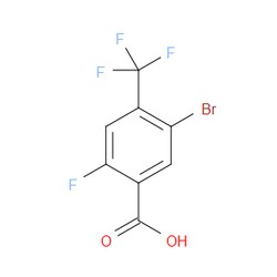 Aobchem&nbsp;5-Bromo-2-fluoro-4-(trifluoromethyl)benzoic acid | ≥97% | CAS 1699741-92-8 | C8H3BrF4O2 | 250mg
