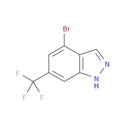 Aobchem&nbsp;4-Bromo-6-trifluoromethyl-1H-indazole | ≥95% | CAS 1000342-95-9 | C8H4BrF3N2 | 500mg
