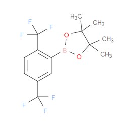 Aobchem&nbsp;2-(2 5-Bis(Trifluoromethyl)phenyl)-4 4 5 5-tetramethyl-1 3 2-dioxaborolane | ≥97% | CAS 1073339-09-9 | C14H15BF6O2 | 1g