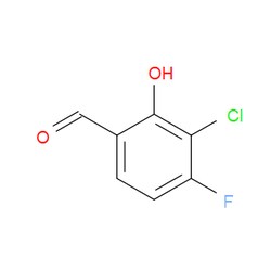 Aobchem&nbsp;3-Chloro-4-fluoro-2-hydroxybenzaldehyde | ≥97% | CAS 1260826-10-5 | C7H4ClFO2 | 500mg