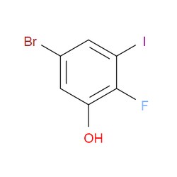 Aobchem&nbsp;5-Bromo-2-fluoro-3-iodophenol | ≥97% | CAS 1805108-68-2 | C6H3BrFIO | 500mg