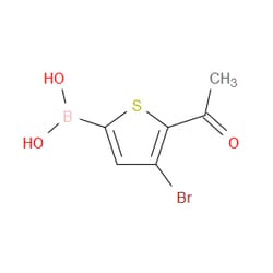 Aobchem&nbsp;5-Acetyl-4-bromothiophen-2-boronic acid | ≥97% | CAS 1256346-41-4 | C6H6BBrO3S | 250mg
