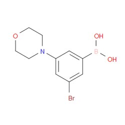 Aobchem&nbsp;3-Bromo-5-morpholinophenylboronic acid | ≥95% | CAS 1256355-10-8 | C10H13BBrNO3 | 5g