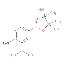Aobchem&nbsp;4-Amino-3-isopropylphenylboronic acid pinacol ester | ≥97% | CAS 2121513-20-8 | C15H24BNO2 | 500mg