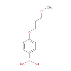 Aobchem&nbsp;4-(3-Methoxypropoxy)phenylboronic acid | ≥95% | CAS 279262-35-0 | C10H15BO4 | 500mg