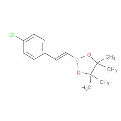 Aobchem&nbsp;2-[2-(4-Chlorophenyl)vinyl]-4 4 5 5-tetramethyl-1 3 2-dioxaborolane | ≥95% | CAS 223919-54-8 | C14H18BClO2 | 250mg