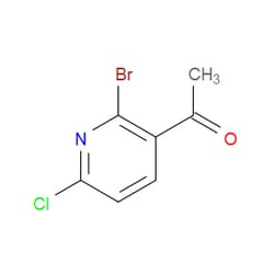 Aobchem&nbsp;1-(2-Bromo-6-chloropyridin-3-yl)ethanone | ≥97% | CAS 1256789-68-0 | C7H5BrClNO | 250mg