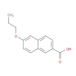 Aobchem&nbsp;6-Propoxy-2-naphthoic acid | ≥97% | CAS 561013-50-1 | C14H14O3 | 1g