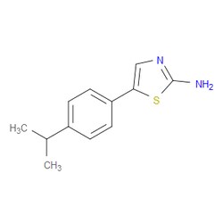 Aobchem&nbsp;5-(4-Isopropylphenyl)thiazol-2-amine | ≥97% | CAS 100987-90-4 | C12H14N2S | 1g