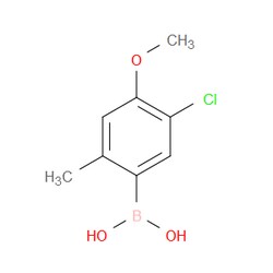 Aobchem&nbsp;5-Chloro-4-methoxy-2-methylphenylboronic acid | ≥95% | CAS 511295-09-3 | C8H10BClO3 | 250mg