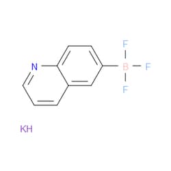 Aobchem&nbsp;Potassium quinoline-6-trifluoroborate | ≥95% | CAS 1411985-98-2 | C9H6BF3KN | 1g