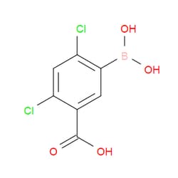 Aobchem&nbsp;5-Carboxy-2 4-dichlorophenylboronic acid | ≥97% | CAS 2121514-46-1 | C7H5BCl2O4 | 500mg