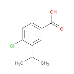 Aobchem&nbsp;4-Chloro-3-isopropylbenzoic acid | ≥95% | CAS 1349716-47-7 | C10H11ClO2 | 1g