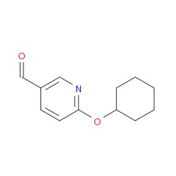 Aobchem&nbsp;6-(Cyclohexyloxy)-3-pyridinecarboxaldehyde | ≥97% | CAS 916792-16-0 | C12H15NO2 | 1g
