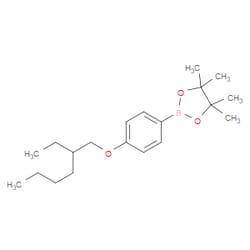 Aobchem&nbsp;2-[4-(2-Ethyl-hexyloxy)-phenyl]-4 4 5 5-tetramethyl-[1 3 2]dioxaborolane | ≥95% | CAS 251566-01-5 | C20H33BO3 | 5g