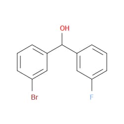 Aobchem&nbsp;(3-Bromophenyl)(3-fluorophenyl)methanol | ≥95% | CAS 1183311-32-1 | C13H10BrFO | 500mg