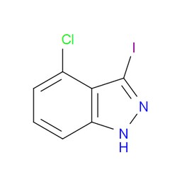 Aobchem&nbsp;4-Chloro-3-iodo-1H-indazole | ≥97% | CAS 518990-33-5 | C7H4ClIN2 | 1g