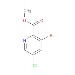 Aobchem&nbsp;Methyl 3-bromo-5-chloropyridine-2-carboxylate | ≥97% | CAS 1214362-45-4 | C7H5BrClNO2 | 1g