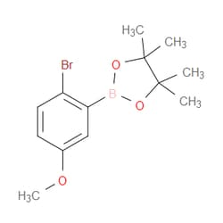 Aobchem&nbsp;2-Bromo-5-methoxyphenylboronic acid pinacol ester | ≥97% | CAS 1256781-58-4 | C13H18BBrO3 | 5g