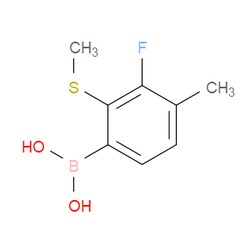Aobchem&nbsp;3-Fluoro-4-methyl-2-(methylthio)phenylboronic acid | ≥97% | CAS 2121512-42-1 | C8H10BFO2S | 250mg