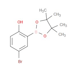 Aobchem&nbsp;4-Bromo-2-(4 4 5 5-tetramethyl-1 3 2-dioxaborolan-2-yl)phenol | ≥97% | CAS 2095797-20-7 | C12H16BBrO3 | 250mg